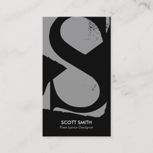 Modern Monogram Business Cards