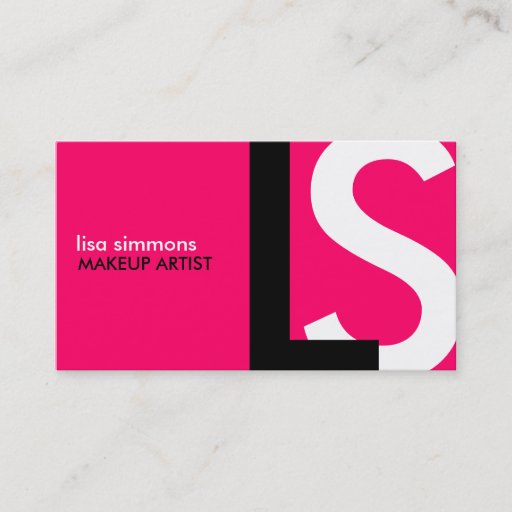 Customizable Modern Monogram Business Cards
