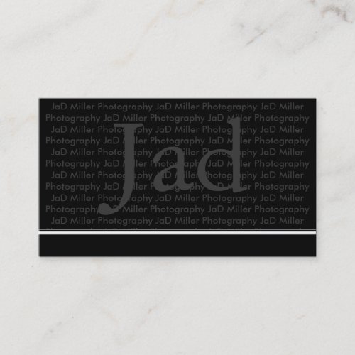 Modern Monogram Business Cards