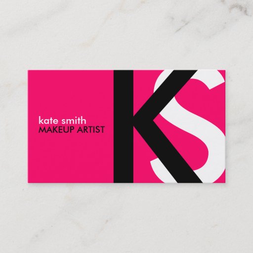 Customizable Modern Monogram Business Cards