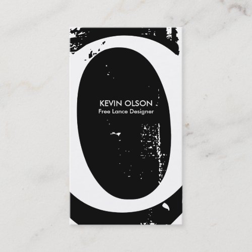 Modern Monogram Business Cards