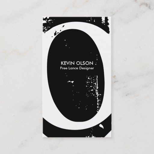 Customizable Modern Monogram Business Cards