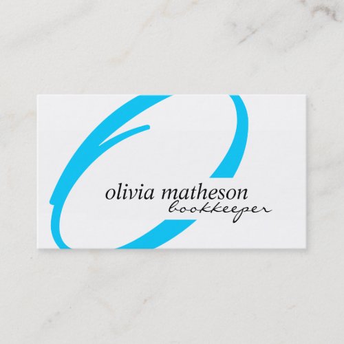 Modern Monogram Business Cards
