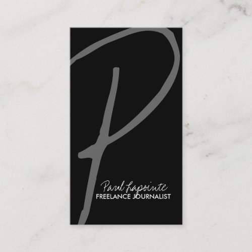 Modern Monogram Business Cards