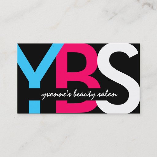 Customizable Modern Monogram Business Cards