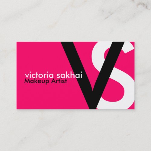 Modern Monogram Business Cards
