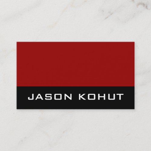 Modern Monogram Business Cards