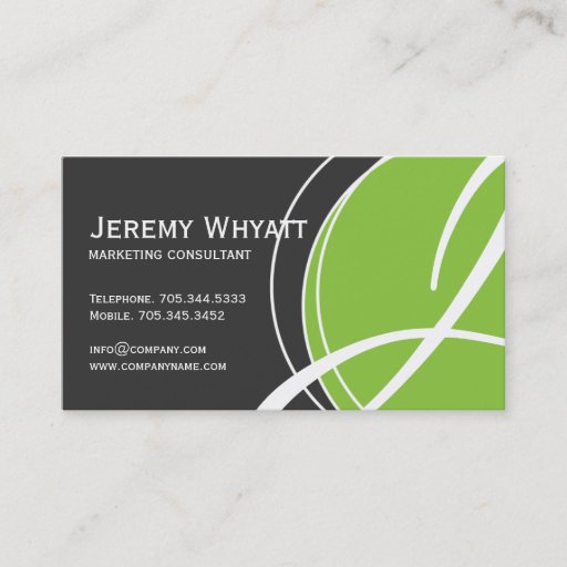 Customizable Modern Monogram Business Cards
