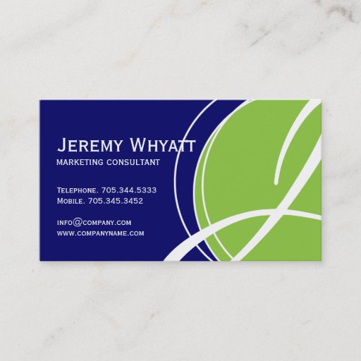 Customizable Modern Monogram Business Cards