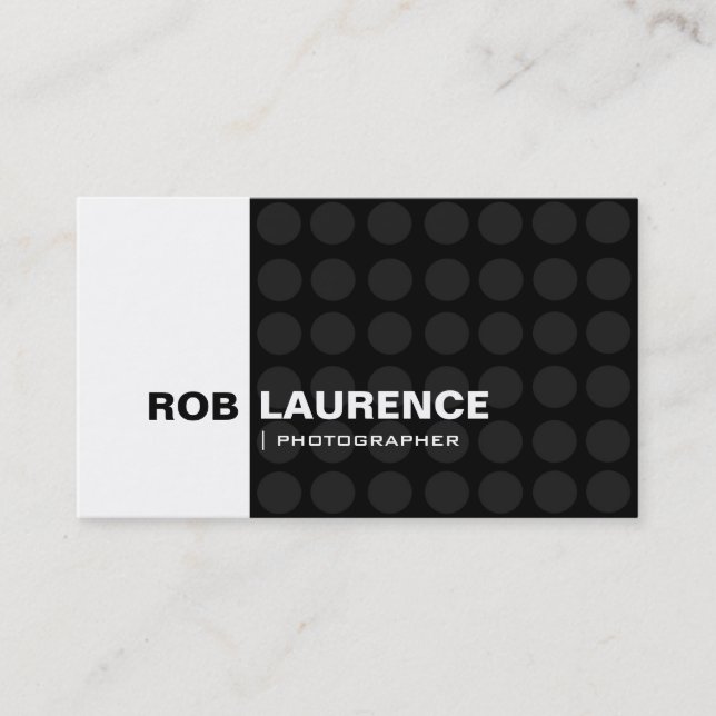 Modern Monogram Business Cards (Front)