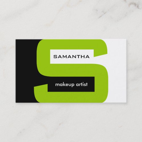Modern Monogram Business Cards