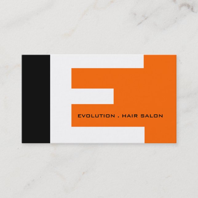 Modern Monogram Business Cards (Front)