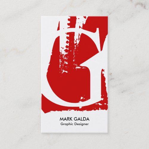 Modern Monogram Business Cards