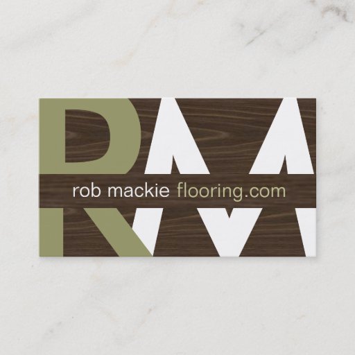 Customizable Modern Monogram Business Cards