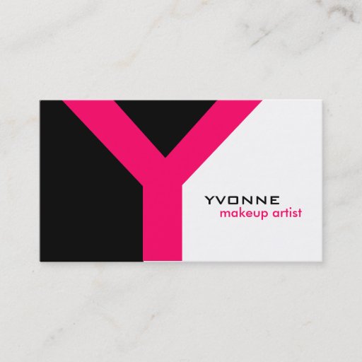 Customizable Modern Monogram Business Cards