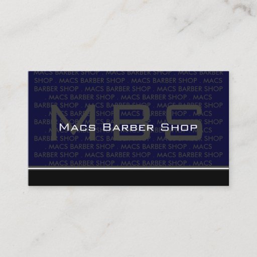 Customizable Modern Monogram Business Cards