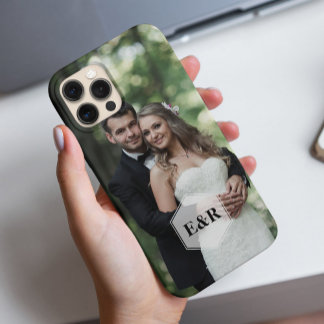 Modern Monogram iPhone 15 Plus Case