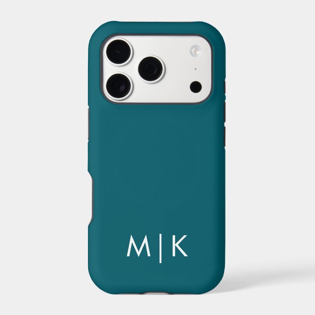  Modern Monogram Case-Mate iPhone Case (Back)