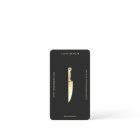 Modern Monogram Chef Black Gold Knife Premium