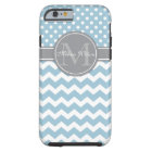 Modern Monogram Chevron Zigzag Stripes