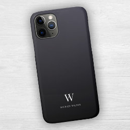 Modern Monogram Cool Minimalist Professional iPhone 11 Pro Case