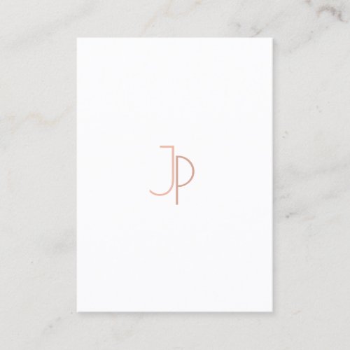 Modern Monogram Elegant Simple Trendy Template Business Card