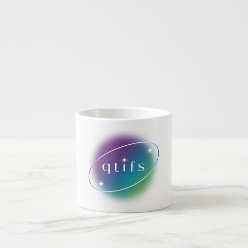 Modern Monogram Espresso Cup