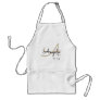 modern monogram for the chef cuisine adult apron