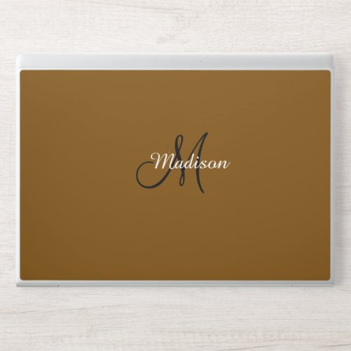 Modern Monogram HP Laptop Skin