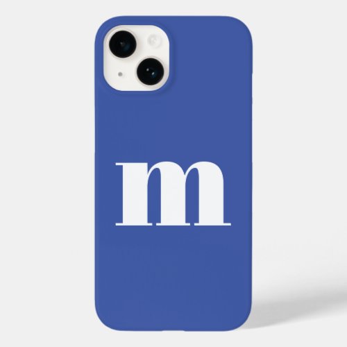 Modern Monogram Initial Case_Mate iPhone 14 Case