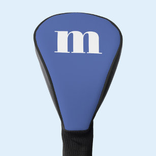 Modern Monogram Initial Golf Head Cover