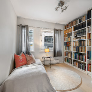 Modern Monogram Initial Letter orange Throw Pillow