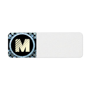 Modern Monogram Label