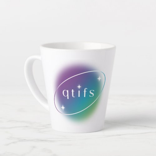 Modern Monogram Latte Mug