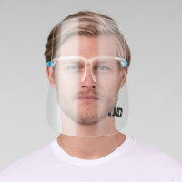 Modern Monogram Men's Face Shield