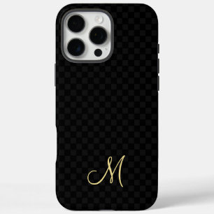 Modern Monogram Pattern iPhone Slim Fit Hard Case