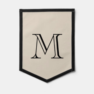 Modern Monogram Pennant