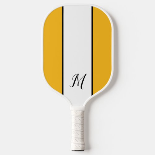 Modern Monogram Personalized Classic Monogram  Pickleball Paddle