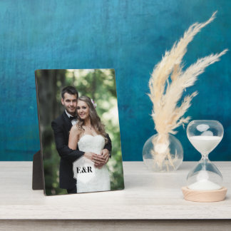 Modern Monogram Plaque