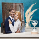 Modern Monogram Plaque<br><div class="desc">Stylish and chic photo keepsake that can be personalized for a one of a kind gift.</div>