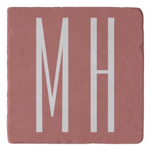 Modern Monogram Professional Plain Minimalist Trivet