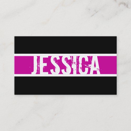 Modern Monogram Profile Card Business Cards