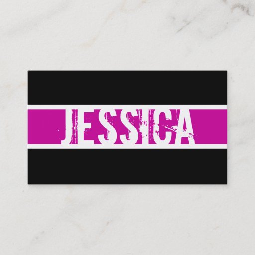Customizable Modern Monogram Profile Card Business Cards
