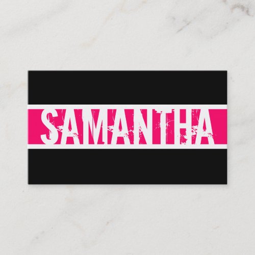 Modern Monogram Profile Card Business Cards