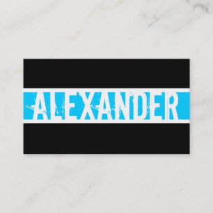 Modern Monogram Profile Card