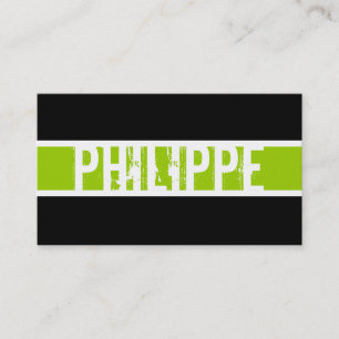 Modern Monogram Profile Card