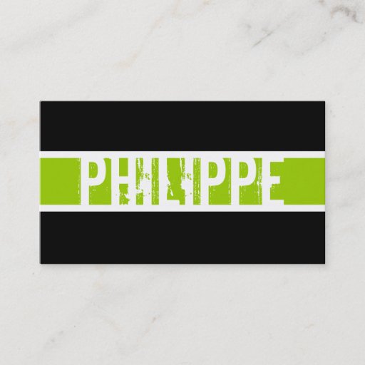 Customizable Modern Monogram Profile Card Business Cards