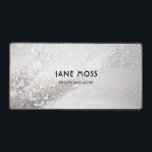 Modern, Monogram, Salon, Glitter (Imitate) Desk Mat<br><div class="desc">Modern,  Monogram,  Salon,  Glitter (Imitate) Design. Customer specific,  edit your name in seconds.</div>