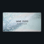 Modern, Monogram, Salon, Glitter (Imitate) Desk Mat<br><div class="desc">Modern, Monogram, Salon, Glitter (Imitate) Design. Customer specific, edit your name in seconds.</div>