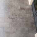 Modern Monogram Script Custom Wedding Floor Decals | Zazzle